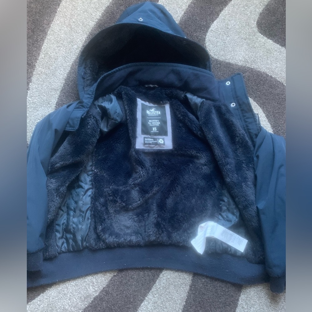 Hollister extra small navy blue jacket💙💙💙💙